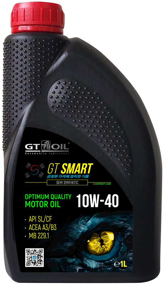 Моторное масло GT Oil GT Smart 10W40 полусинтетическое 1л